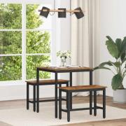 vidaXL Matbord METALL