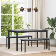 vidaXL Matbord METALL