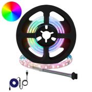 vidaXL LED Band 4 pcs Svart och Transparent 55 x 0,8 x 0,3 cm