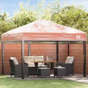 vidaXL Gazebo överdrag ersättning 300 x 300 x 26 cm Transparent PVC