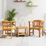 vidaXL bänk med kudde Naturlig Olja Ytbehandling 68,5 x 46 x 82,5 cm