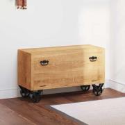 vidaXL Skoskåp 86x35x55 cm massivt mangoträ