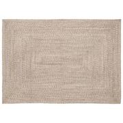 vidaXL Områdesmattor Naturlig och vit 120 x 170 cm Jute