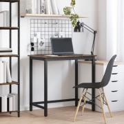 vidaXL bord Rökt ek 100 x 50 x 76,5 cm Konstruerat trä och stål