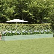 vidaXL Planteringskärl Grön 600 x 80 x 45 cm Stål