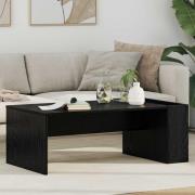 vidaXL Kaffeebord Svart Ek 95 x 50 x 34 cm Konstruerat trä