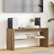 vidaXL TV-skåp Artisan Ek 80 x 30 x 40 cm Konstruerat trä