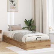 vidaXL Ottoman Sängram Artisan Ek 80,5 x 200 cm Konstruerat trä