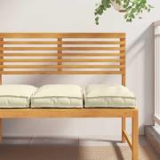 vidaXL Kudde 2 pcs Kräm 40 x 40 x 8 cm Oxford Tyg