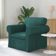 vidaXL Soffa 60cm Mörkgrön Metall