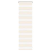 vidaXL Rullgardin zebra 45x100 cm tyg bredd 40,9 cm polyester