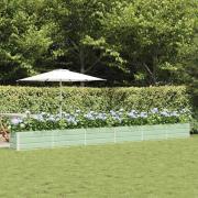 vidaXL Planteringskärl Pastellgrön 480 x 50 x 45 cm Galvaniserat Stål