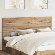 vidaXL Huvudgavel Artisan Ek 160 cm Konstruerat trä