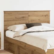 vidaXL Huvudgavel Artisan Ek 100 cm Konstruerat trä