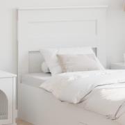 vidaXL Huvudgavel Vit Konstruerat trä