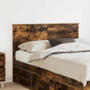 vidaXL Huvudgavel Rökt ek 120 cm Konstruerat trä