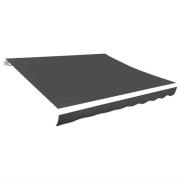 vidaXL Markisduk antracit 4x3 m