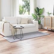 vidaXL Områdesmattor Rektangulär SIROLO Grå 200 x 80 cm Polyester