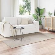 vidaXL Områdesmattor Rektangulär GALATI Kräm 170 x 120 cm Polyester