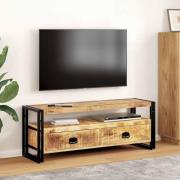 vidaXL Tv-bänk 120x35x45 cm massivt mangoträ