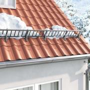 vidaXL Taksnöskydd Antracit 300 x 29,5 x 34,5 cm Stål