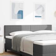 vidaXL LED huvuddyna med LED -remsljus Ljusgrå 180 cm Polyester