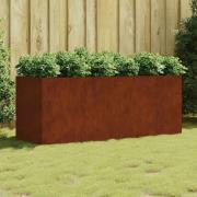vidaXL Odlingslåda 200x80x80 cm rosttrögt stål