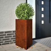 vidaXL Odlingslådor 2 st triangulär väderbeständigt stål