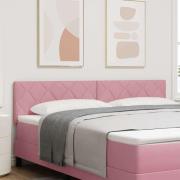 vidaXL LED huvuddyna Rosa 180 cm Sammet
