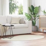 vidaXL Områdesmattor HUARTE Kräm 120 x 170 cm Polyester