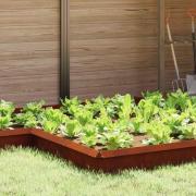 vidaXL Snigelfence Rostig 13,5 x 13,5 x 25 cm Väderbeständig stål