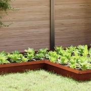vidaXL Snigelfence 4 pcs Rostig 10 x 10 x 25 cm Väderbeständig stål
