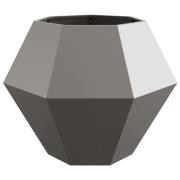 vidaXL Planteringskärl Rostig 100 x 100 x 80 cm Väderbeständig stål