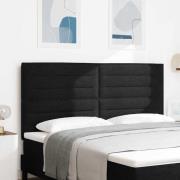vidaXL LED huvuddyna med LED-ljusslingor Svart 180 cm tyg