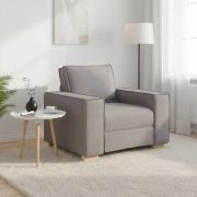 vidaXL Soffa taupe 100x78x84 cm tyg