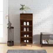 vidaXL Skoskåp brun ek 40x36x105 cm konstruerat trä