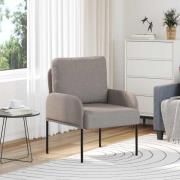 vidaXL Soffor med kudde 55cm Taupe Plywood