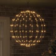vidaXL Ball med 192 LED-lampor Varmvit 59,5 x 59,5 x 63 cm Metall