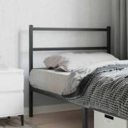 vidaXL Ersättningsgavel metall svart 100 cm