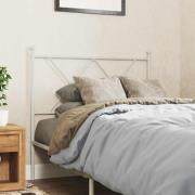 vidaXL Ersättningsgavel metall vit 90 cm