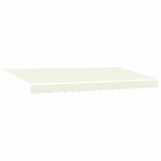 vidaXL Utfällbar markis Kräm 400 x 200 cm Polyester och aluminium