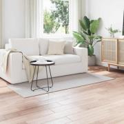 vidaXL Områdesmattor LUGO Krämfärgad och grå 200 x 80 cm Polyester