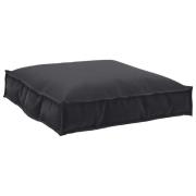 vidaXL Kudde Svart 70 x 70 x 12 cm Oxford Tyg