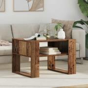 vidaXL Kaffeebord Gammalt trä 66 x 53 x 45 cm Konstruerat trä