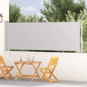 vidaXL Infällbar sidomarkis 117x600 cm grå