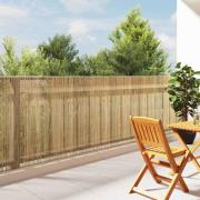 vidaXL Bambustängsel Naturfärg 400 x 125 cm Bambu