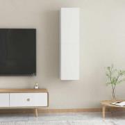vidaXL Tv-bänkar 2 st vit 30,5x30x60 cm konstruerat trä