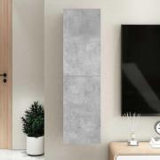 vidaXL TV -skåp betonggrå 30,5x30x110 cm konstruerat trä