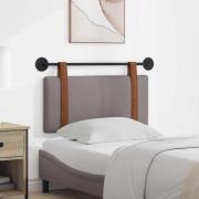 vidaXL Hängande Huvudgavel Väggmonterad Taupe 90 x 55 x 5 cm Antik PU