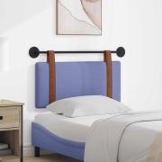 vidaXL Hängande Huvudgavel Enfärgad Jeansblå 90 x 55 x 5 cm Antik PU